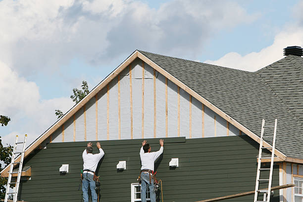 Professional Siding Installation technician working in Curwensville, PA